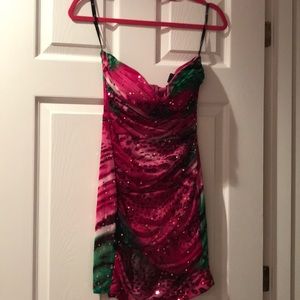 Strapless bodycon dress size 7